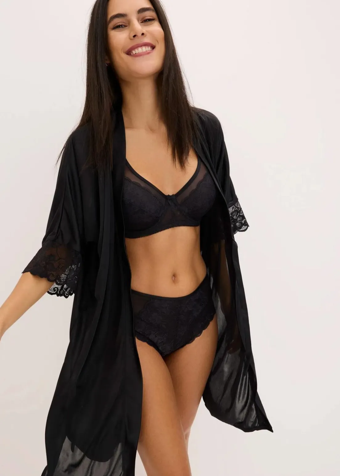 Maxislip mit zarter Spitze (2er Pack)