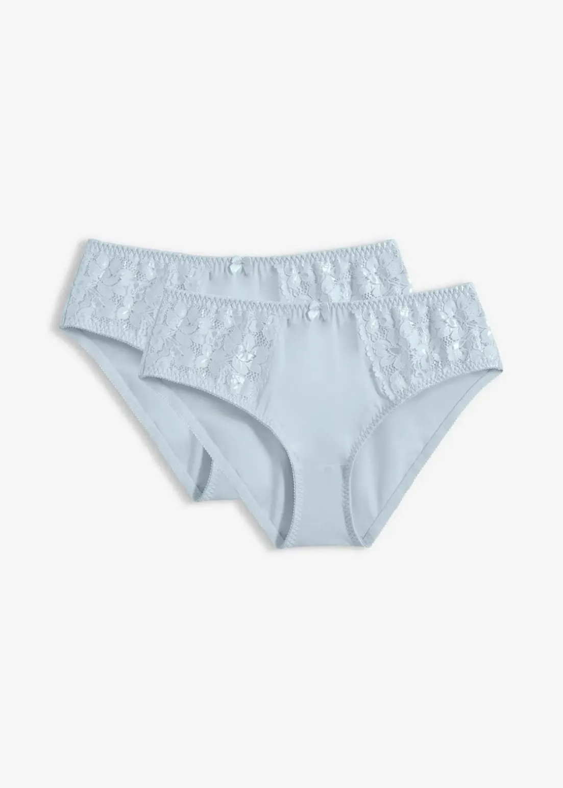 Maxislip mit zarter Spitze (2er Pack)