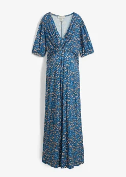 Maxi-Umstands- und Stillkleid aus Jersey