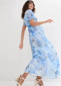 Maxi-Umstandskleid aus zartem Mesh