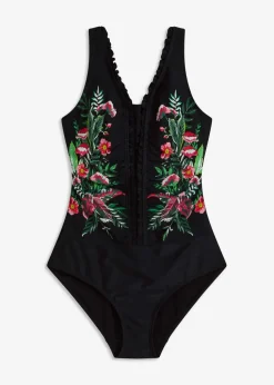 Medium Shape-Badeanzug mit Volants