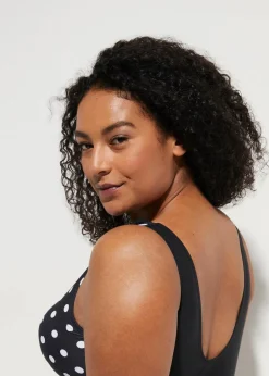 Medium Shape-Badeanzug mit Raffung