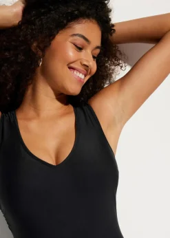 Medium Shape-Badeanzug mit V-Ausschnitt