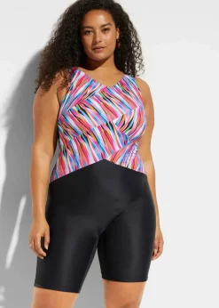 Medium Shape-Badeanzug mit Bein