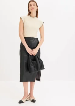 Midi Lederimitat-Rock