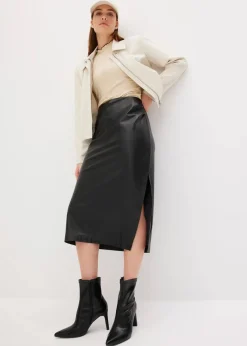 Midi Lederimitat-Rock