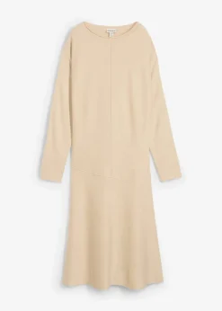 Midi Strickkleid aus Viskose-Mix
