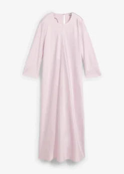 Midikleid aus glänzendem Satin