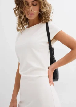 Midikleid aus softem Viskose-Mix