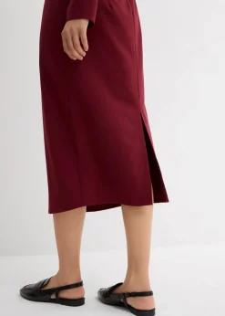 Midikleid aus Viskose-Mix