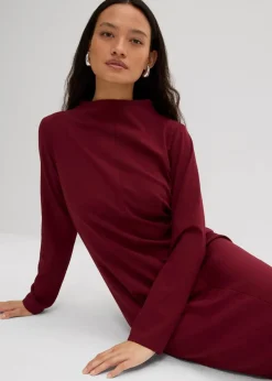 Midikleid aus Viskose-Mix