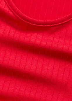 Midikleid aus weicher Rippe