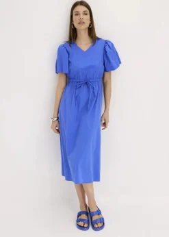 Midikleid mit weiten Ärmeln