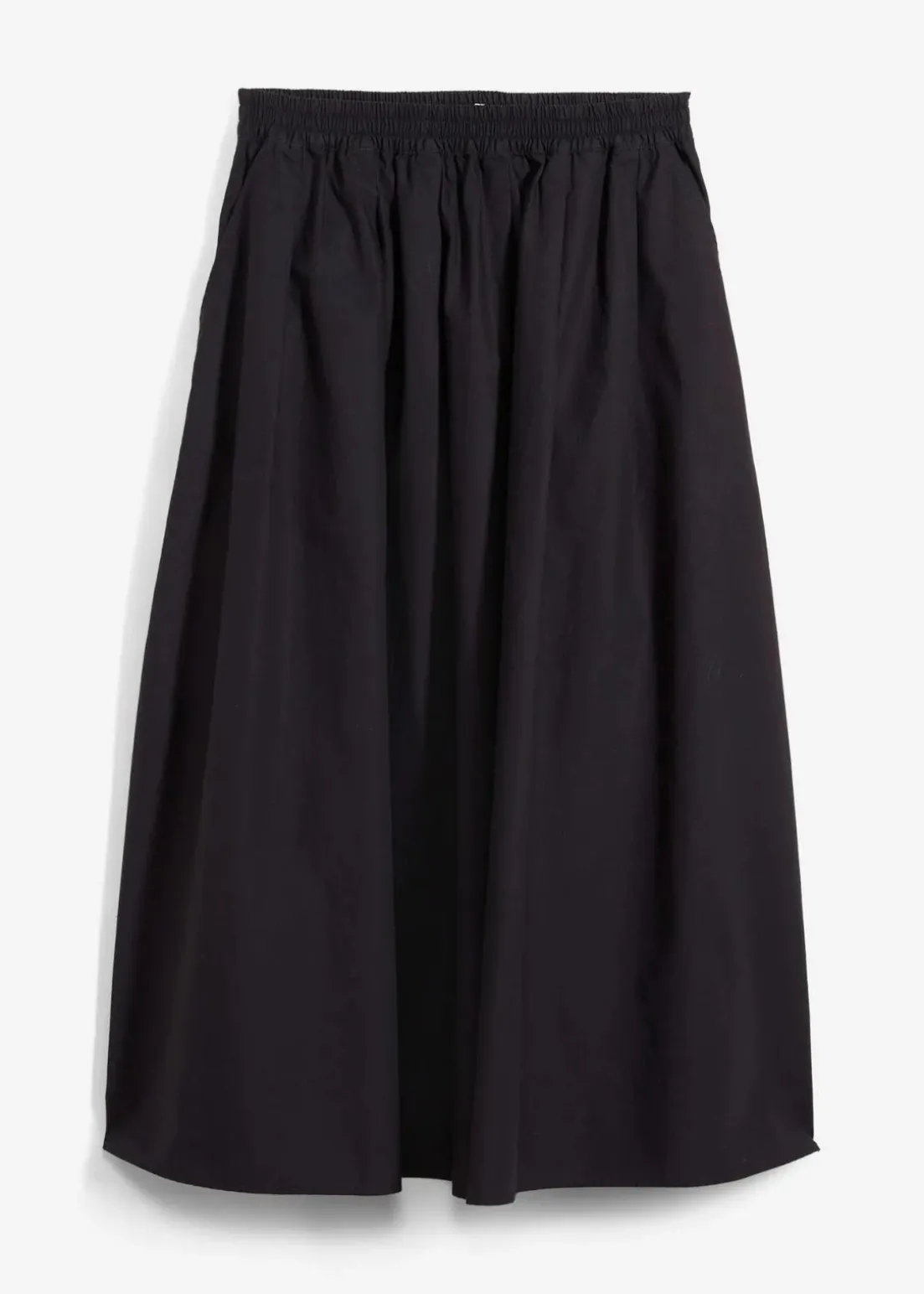 Midirock aus reiner Baumwolle