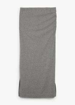 Midirock aus fließender Viskose