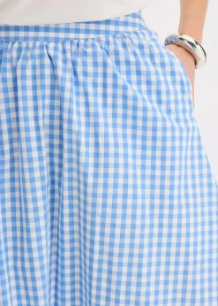 Midirock aus reiner Baumwolle