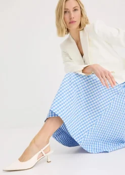 Midirock aus reiner Baumwolle