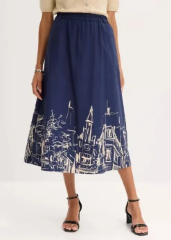 Midirock aus reiner Bio-Baumwolle