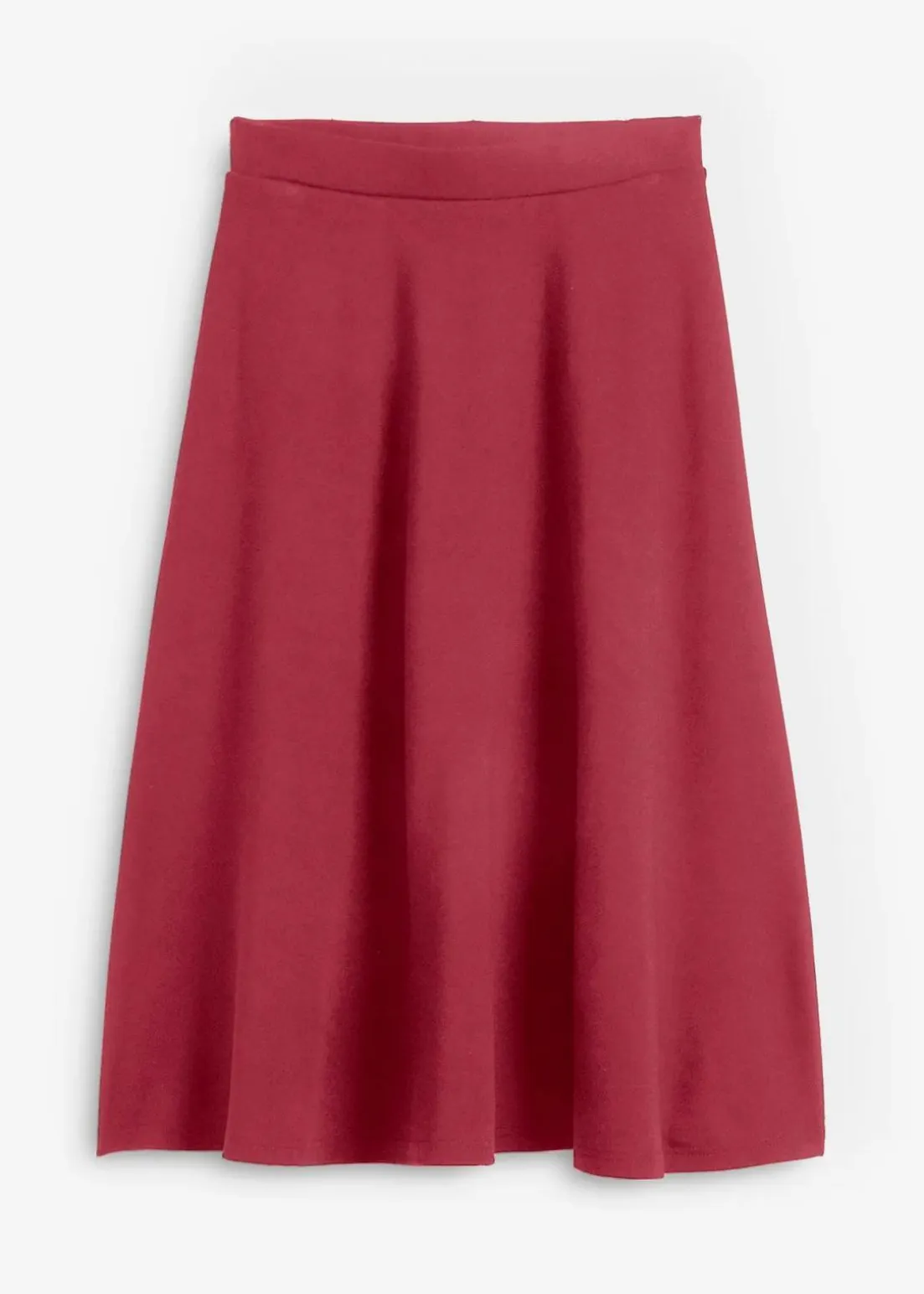 Midirock aus Viskose-Mix