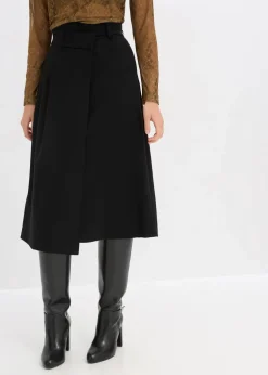 Midirock aus Viskose-Mix