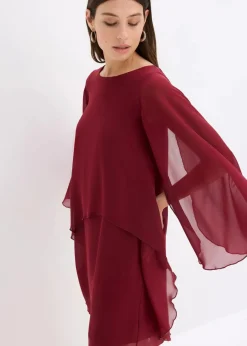 Minikleid aus feinem Chiffon