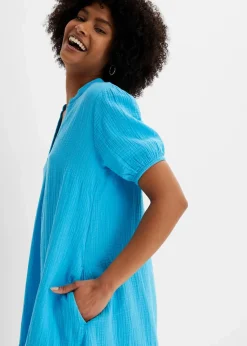 Minikleid aus Musselin