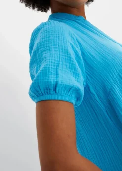 Minikleid aus Musselin