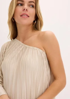 Minikleid mit Plissee