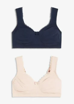 Minimizer T-Shirt-BH ohne Bügel mit Bio-Baumwolle (2er Pack)