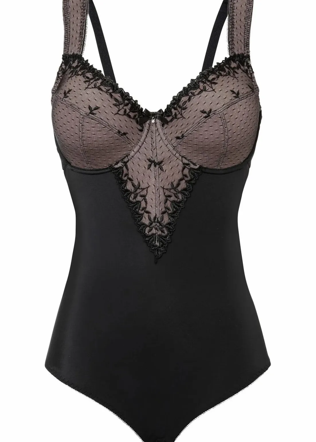 Minimizer-Body mit Stickerei