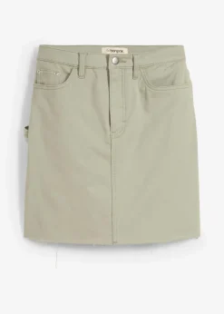 Minirock aus elastischem Baumwoll-Mix