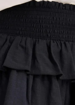 Minirock aus reiner Baumwolle