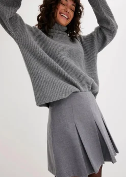 Minirock aus Viskose-Mix