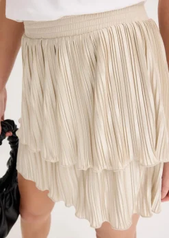 Minirock mit Plissee