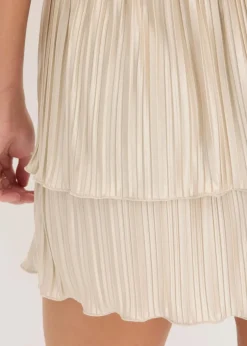Minirock mit Plissee