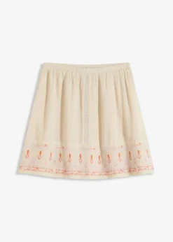 Minirock mit Stickerei