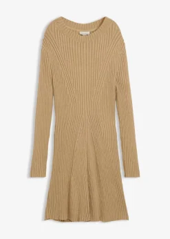 Mini-Strickkleid aus softem Viskose-Mix