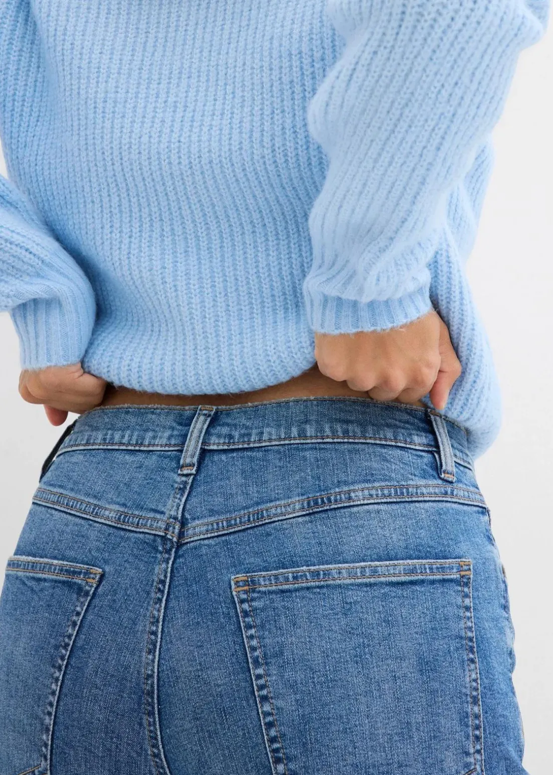 Mom-Jeans High Waist, cropped