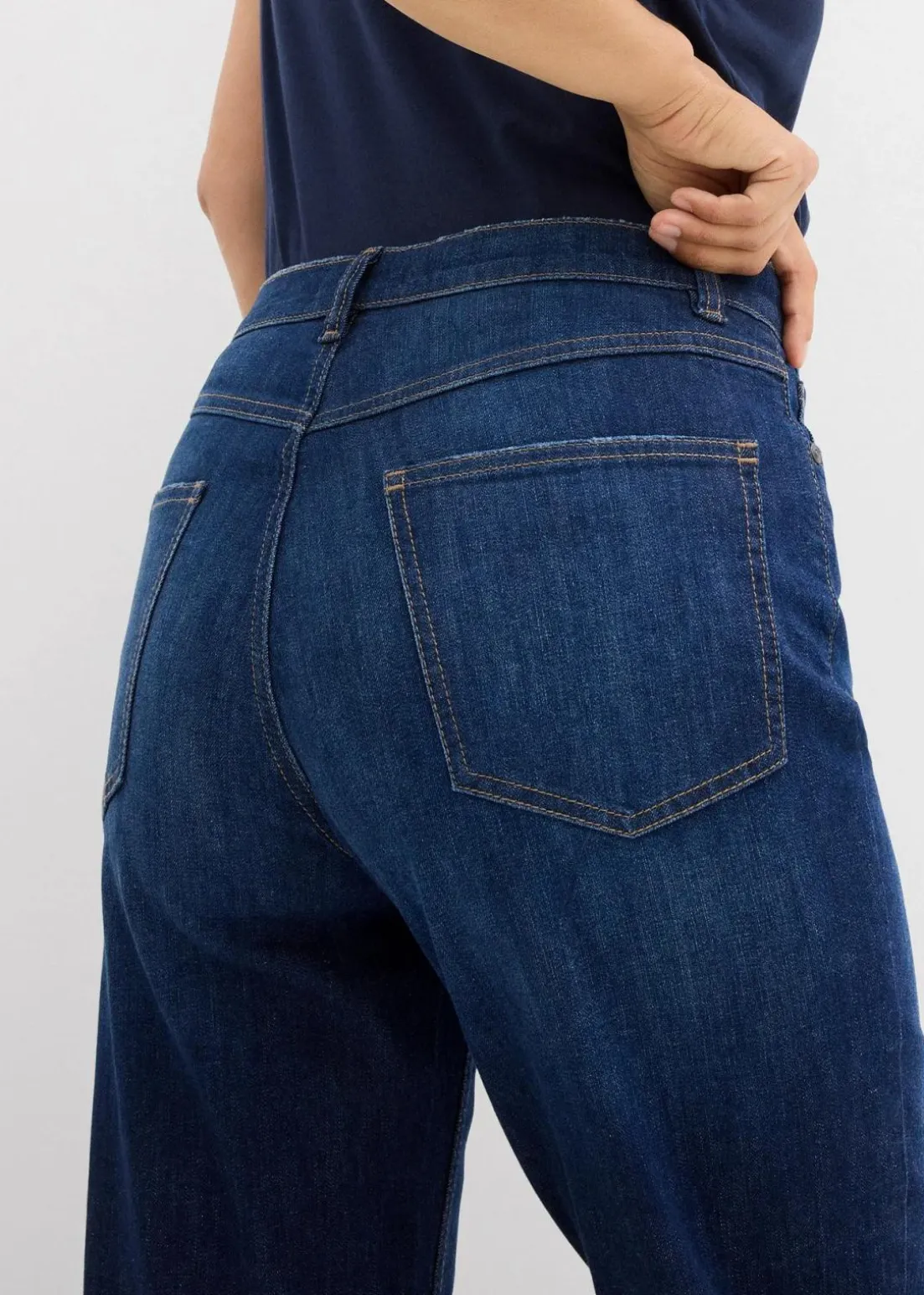 Mom-Jeans High Waist, cropped
