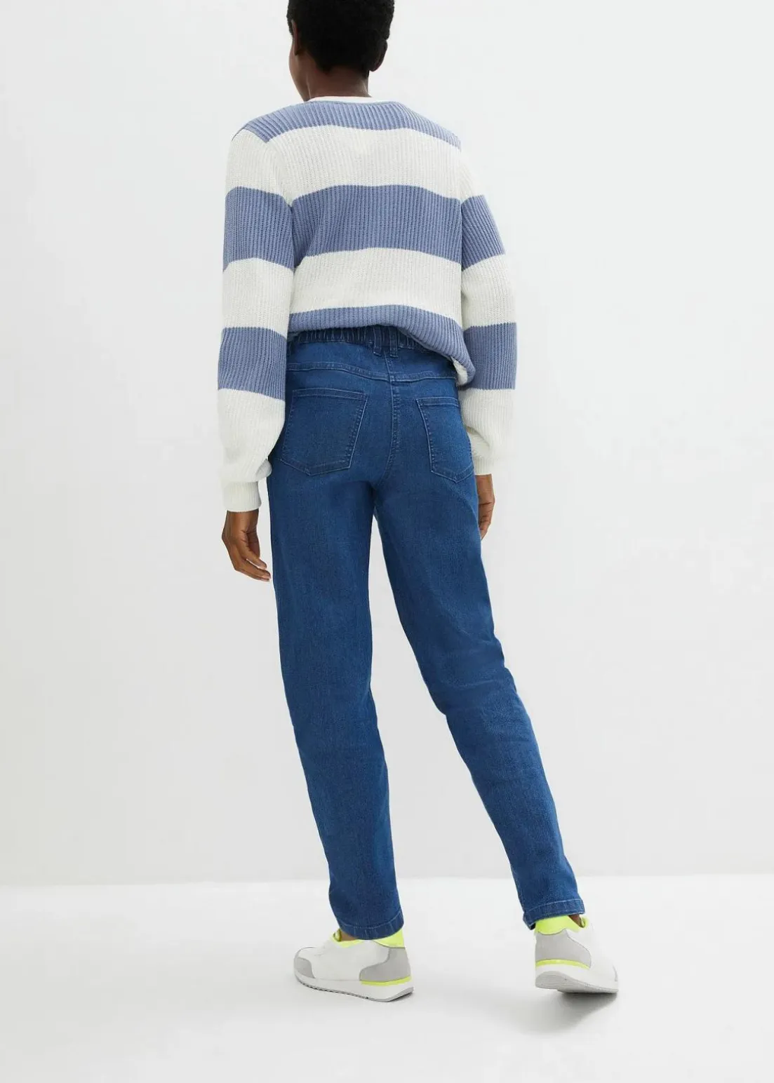 Mom-Jeans, High Waist, Stretch