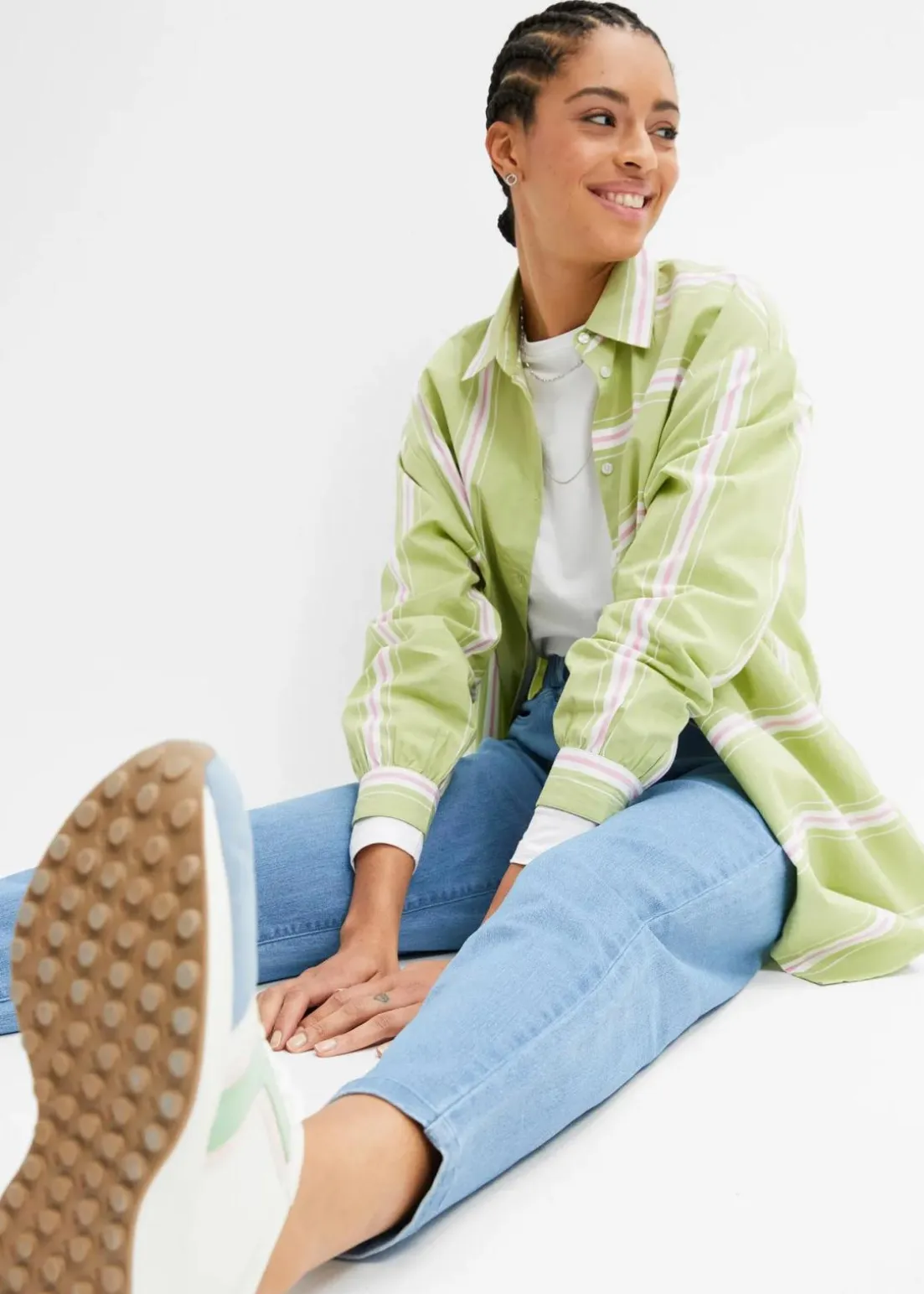 Mom-Jeans, High Waist, Stretch