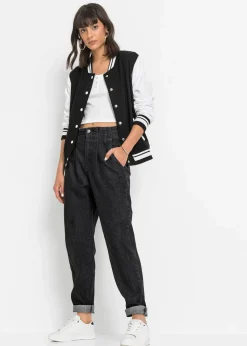 Mom-Jeans, High Waist, Stretch