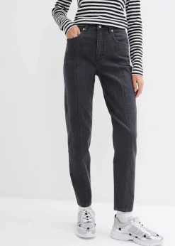 Mom-Jeans High Waist, Stretch