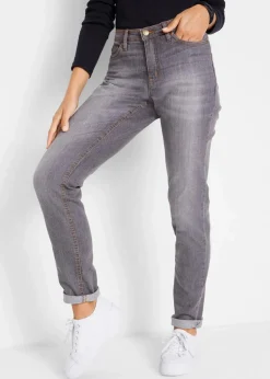 Mom-Jeans Mid Waist, Komfort-Stretch