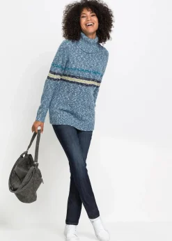 Mom-Jeans Mid Waist, Komfort-Stretch