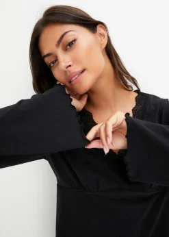 Nachthemd mit zarter Spitze