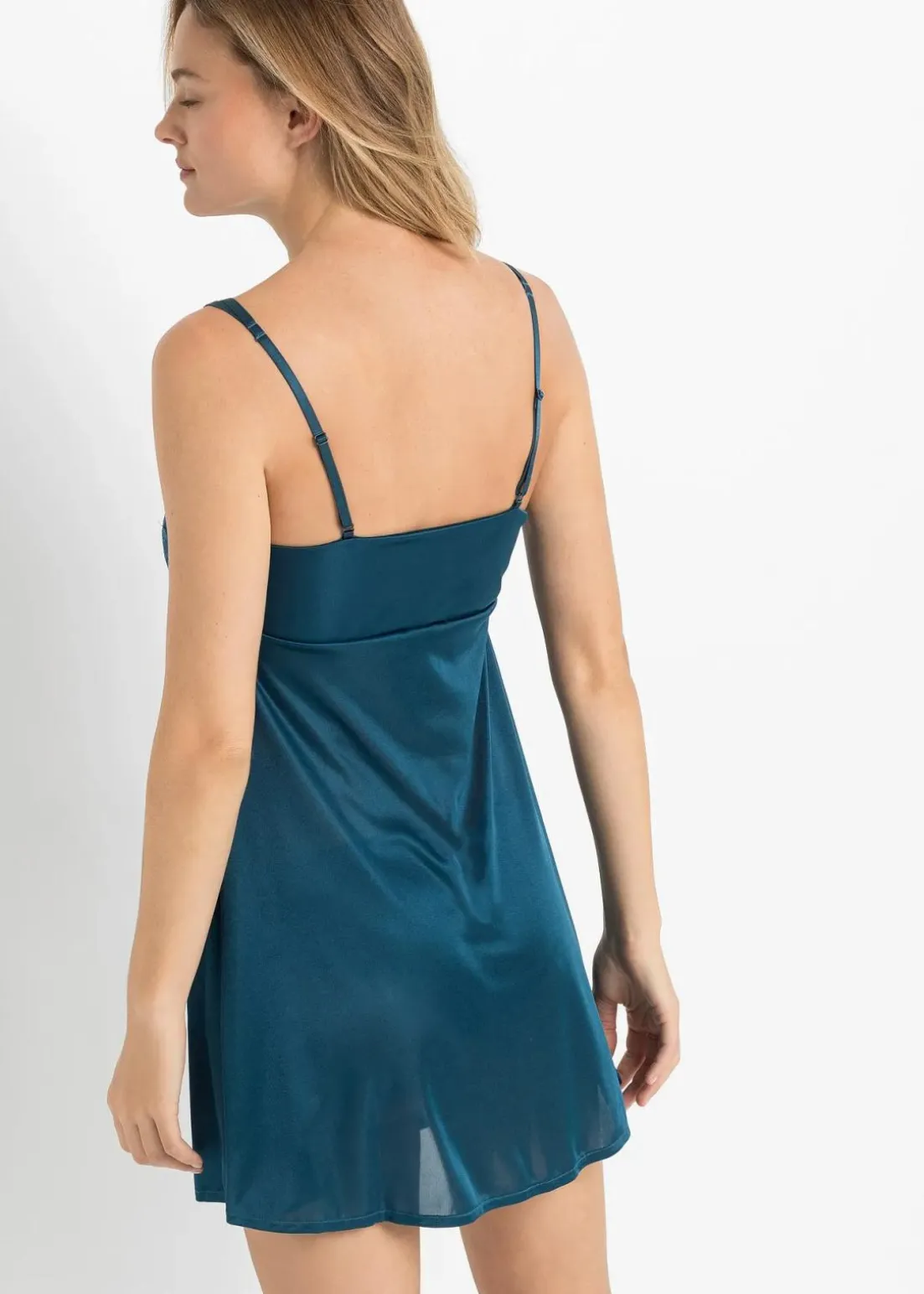 Negligé mit Glanzeffekt