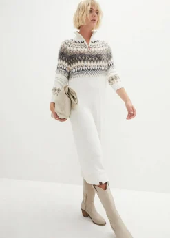 Norweger-Strickkleid