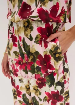 Overall aus glänzendem Satin