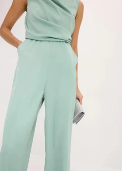 Overall aus glänzendem Satin